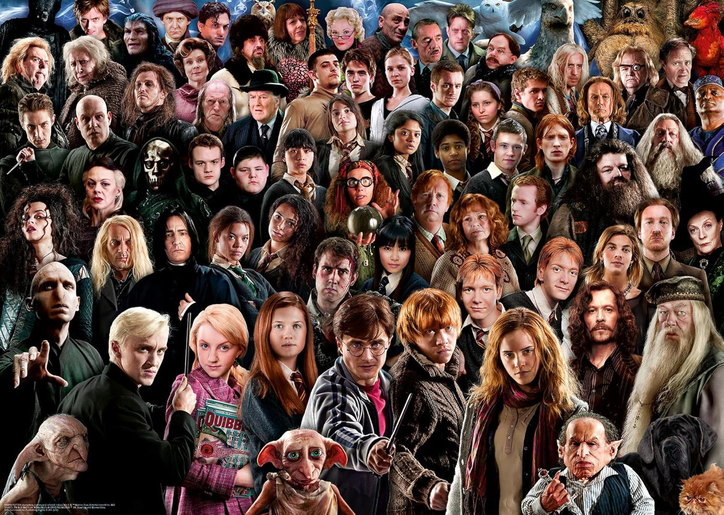 Ravensburger Harry Potter puzzel van 1000 stukjes 12000457 - Meer dan 70 personages uit de tovenaarswereld van Zweinstein in één puzzel voor volwassenen en kinderen vanaf 14 jaar Puzzel Naty Shop Harry Potter-thema