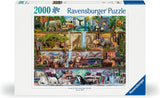 Ravensburger Puzzel 16652 - World of Large Animals - Legpuzzel van 2000 stukjes voor volwassenen en kinderen vanaf 14 jaar, ontworpen door Aimee Stewart Puzzle Naty Shop