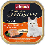 animonda Vom Feinsten Natvoer voor volwassen katten, kippenvariant, 6 x 100 g