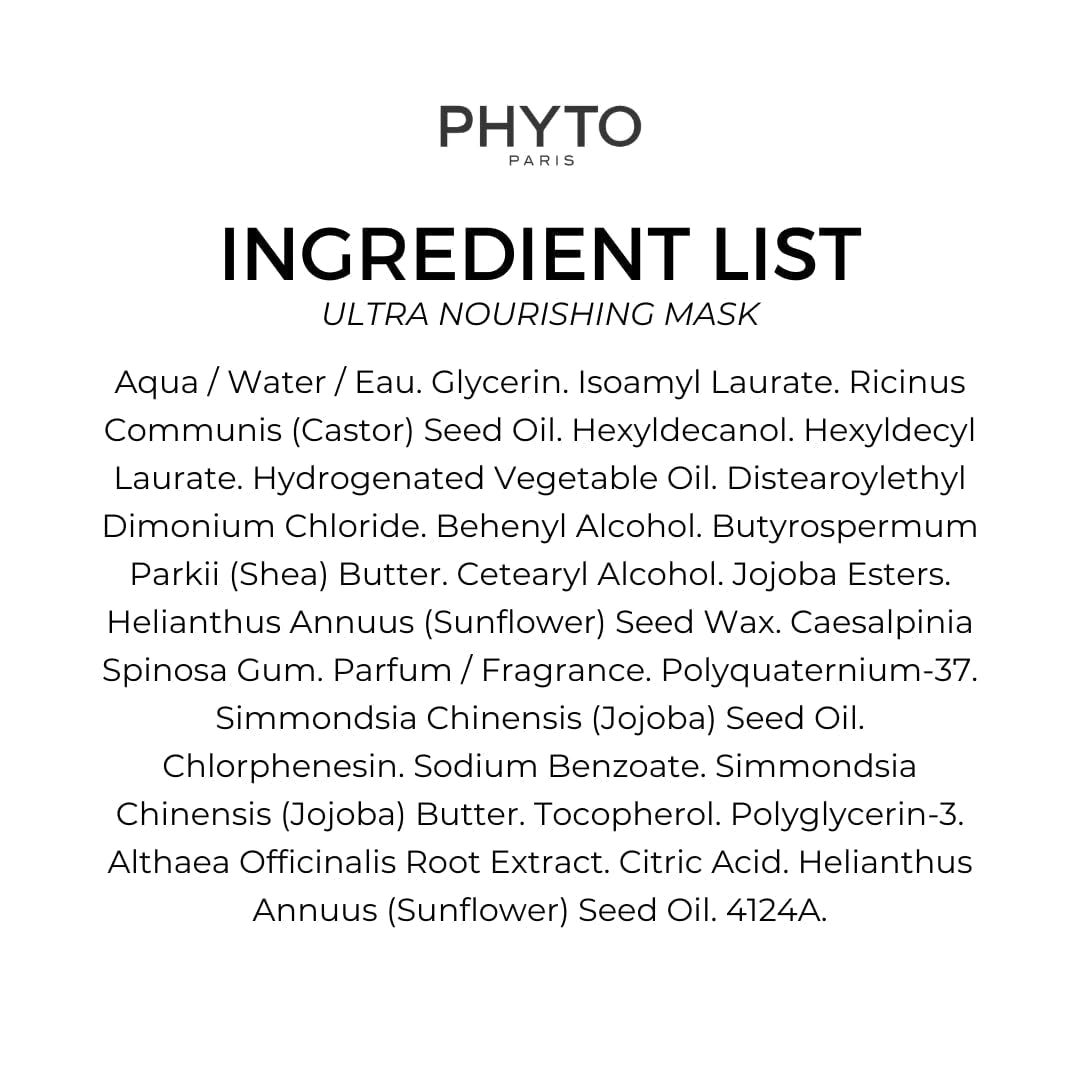 PHYTO Nourishment Ultra Voedend Masker 200 ml Haarmasker Naty Shop