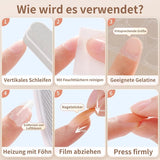 20 Jelly-nagellijmtabletten - Doorzichtige, sterke dubbelzijdige zelfklevende pads Waterdicht Herbruikbaar Druk op nagels DIY-manicureset Nagelaccessoires