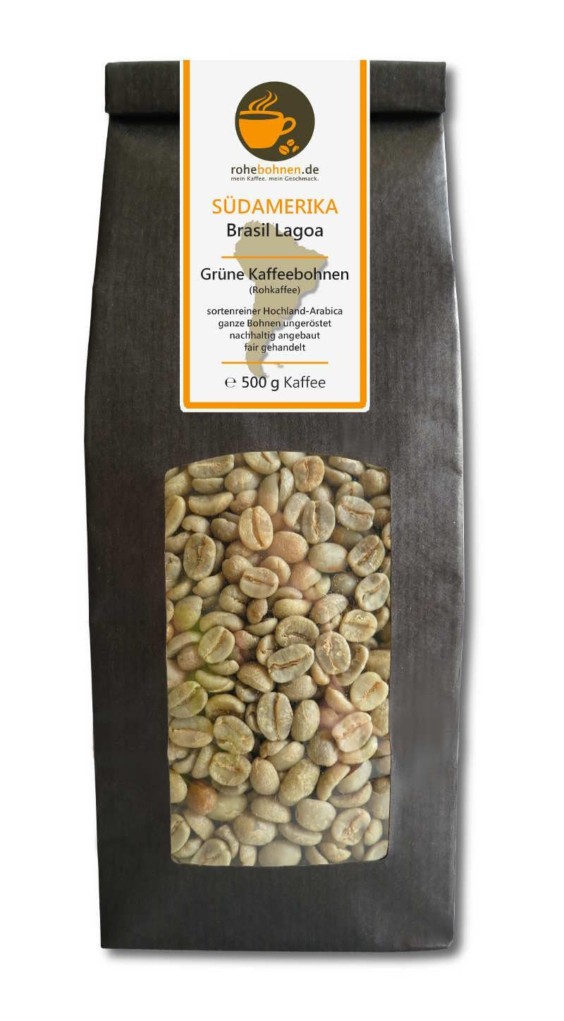Rauwe koffie - Groene koffie Kenia, India, Brazilië (verlaagd pakket groene koffiebonen 3x500g) - GMP-certificaat
