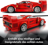 LEGO Speed Champions Ferrari F40 supersportwagen, speelset met bouwbare speelgoedauto en minifiguurbestuurder, verzamelbouwset voor kinderen, cadeau voor jongens en meisjes 76934 Bouwsets Besuche in LEGO-Store