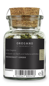 Ankerkraut Oregano Gewürz, gedroogde gerebelt, perfect voor pizzasoep, tomaat en vis, Kräuter zum Würzen, mediterrane Küche für zu Hause, Lecker Kochen, 20g in korkenglas