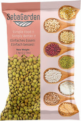 Groene linzen – Laird-variëteit, verpakking van 1 kg | Premiumkwaliteit, hele linzen | Rijk aan eiwitten en vezels | Veganistisch, niet-GMO | Ideaal voor soepen, salades, curries en maaltijdbereiding