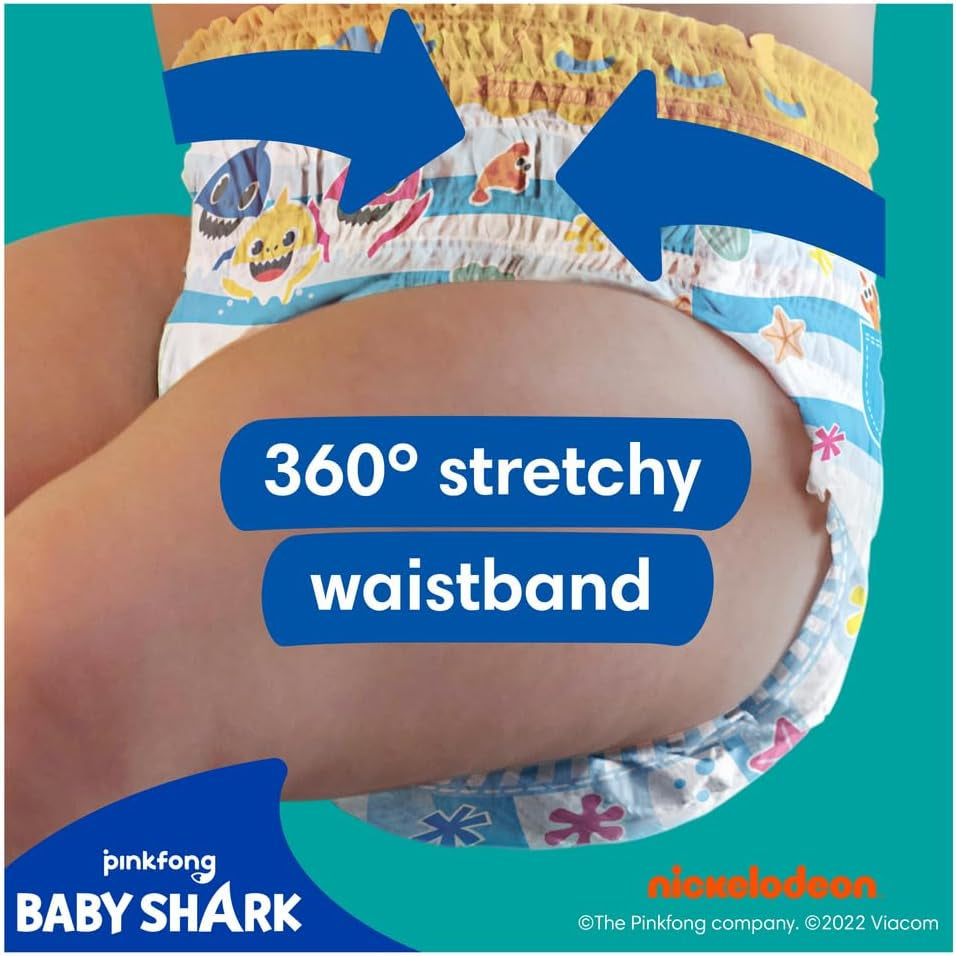 Pampers (oude versie), Splashers wegwerpbadshorts - maat 5/6 (14kg+) - doos met 8 verpakkingen van 10