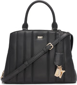 DKNY Chain Lexington Park medium logo kettingtas, zwart/goud, één maat damestassen Naty Shop Standaardtitel