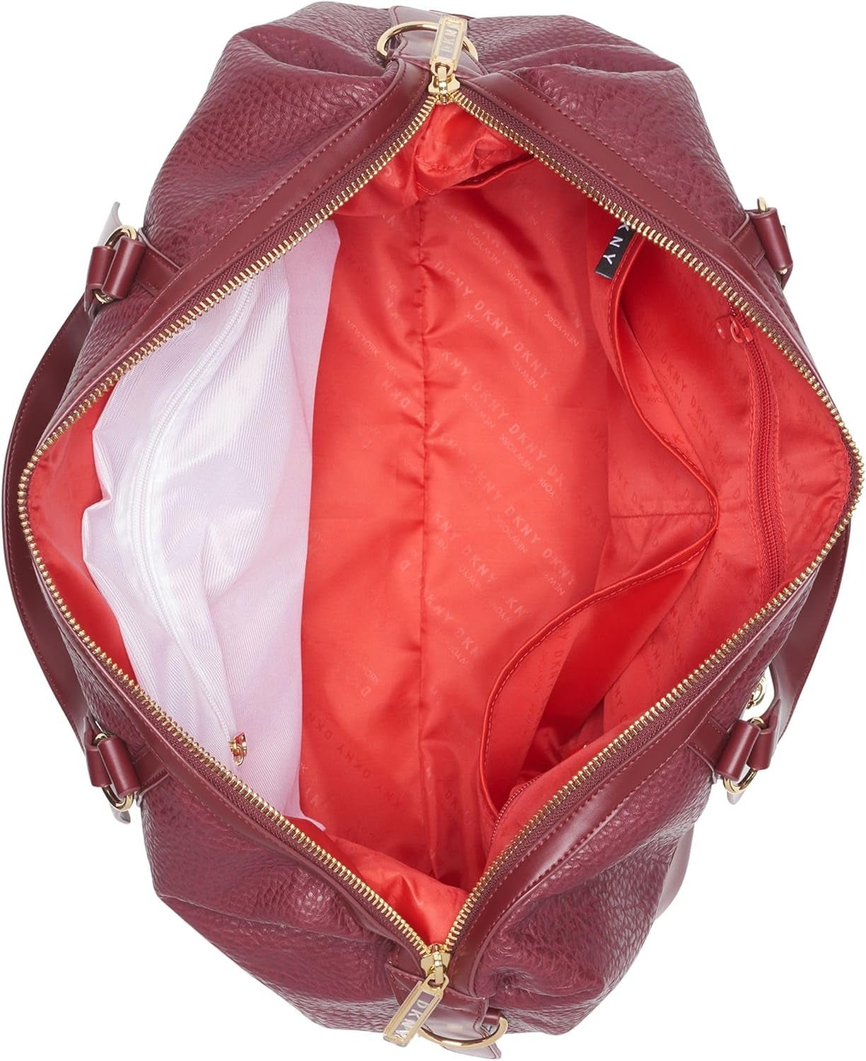 DKNY Duffel Softside Weekenderbagage, Rode Wijn, Wijn, Duffel Softside Weekenderbagage Bagage en reisuitrusting Naty Shop