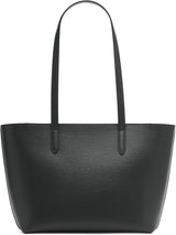 DKNY Bryant medium leren draagtas voor dames, draagtas voor dames, zwart/goud damestassen Naty Shop