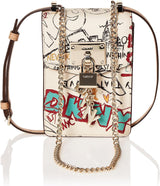 DKNY dames Elissa N/S Phone Cr crossbody, damestassen één maat Naty Shop wit