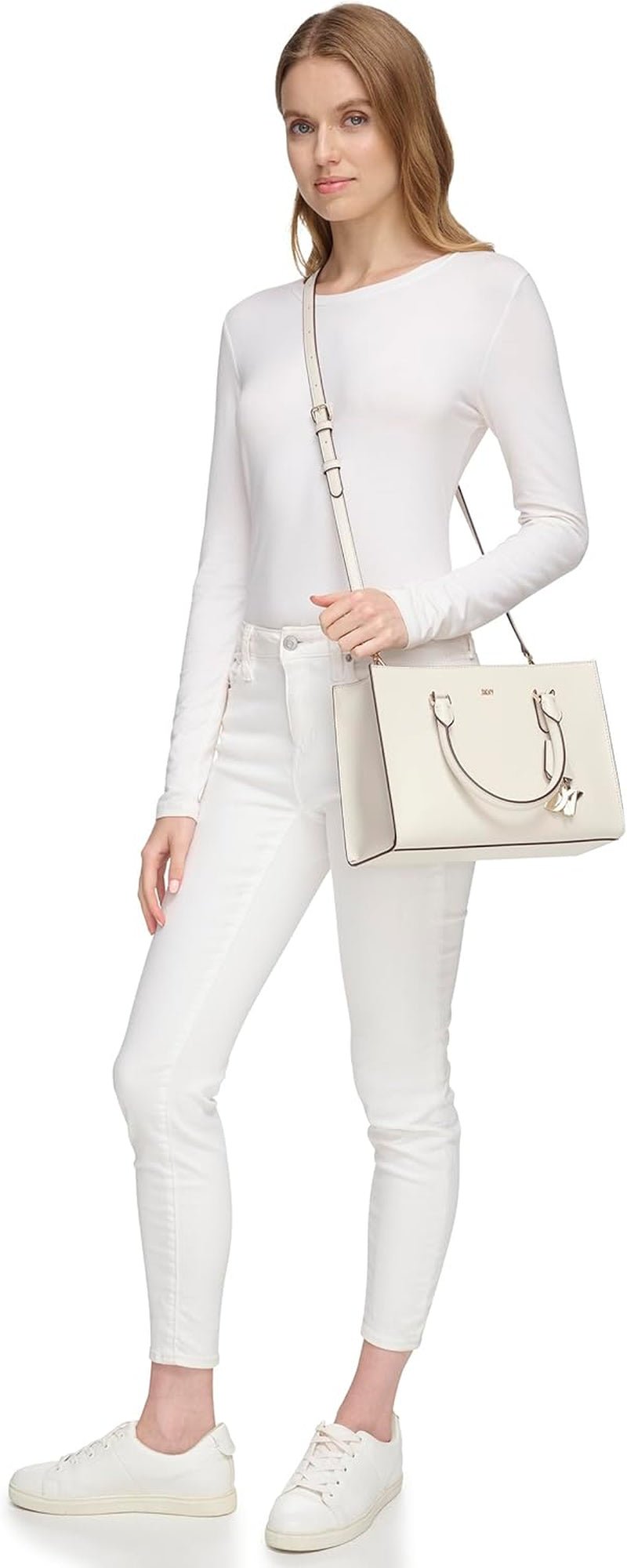 DKNY Perri-tas voor dames met logobedel, damestassen in één maat Naty Shop