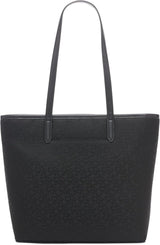 DKNY R31AFR73-XLB-1 draagtas voor dames, zwart logo / zwarte damestassen Naty Shop