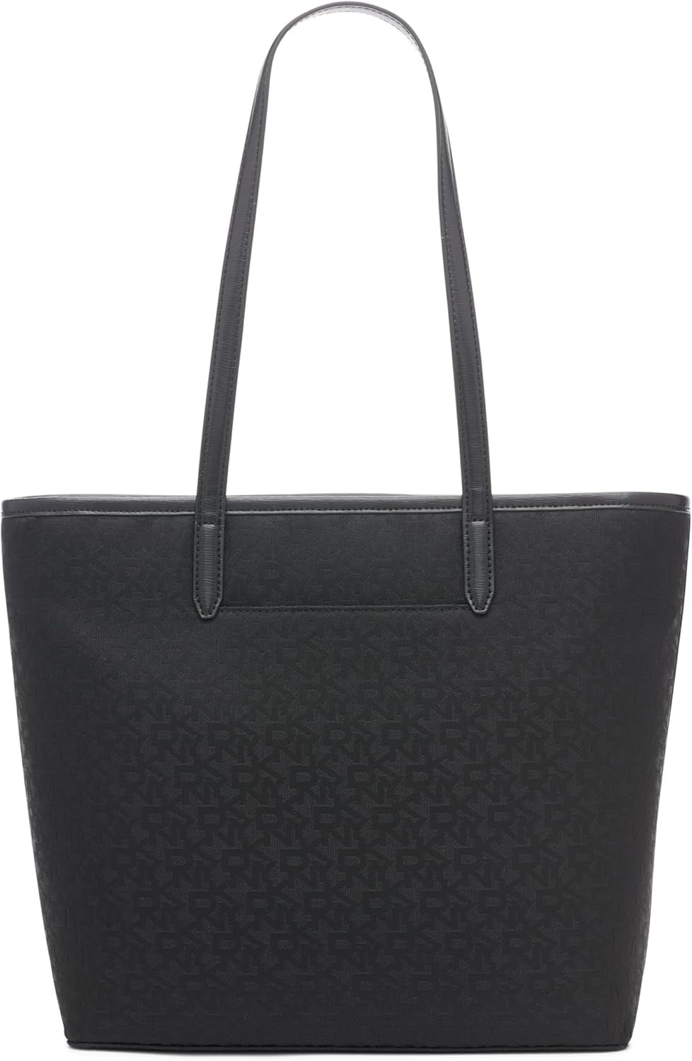 DKNY R31AFR73-XLB-1 draagtas voor dames, zwart logo / zwarte damestassen Naty Shop