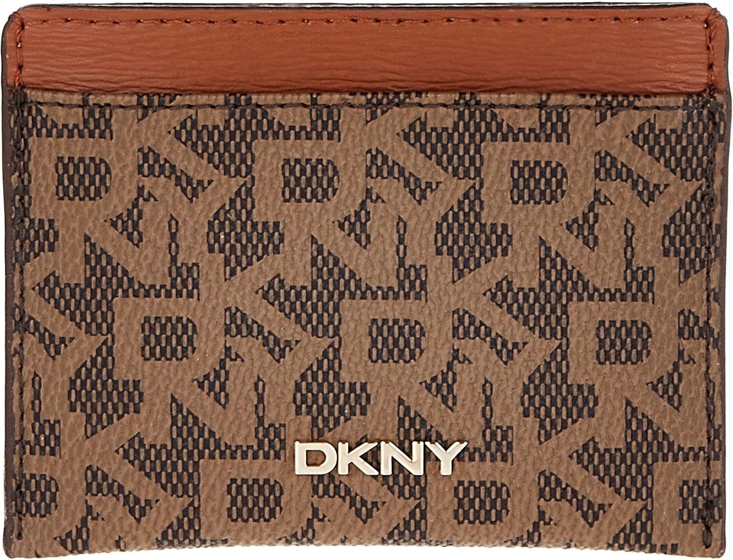 DKNY Bryant L Reisaccessoire Envelop Kaarthouder Portemonnee Dames Naty Shop Mokka/Karamel One Size Fits All