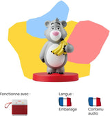 Figuur met geluid, Het Jungleboek en nog een verhaal... - Franse versie - Kinderen 4-6+ - Sprookjes en geluidsverhalen - Speelgoed, educatieve inhoud Speelgoed Bebe Naty Shop