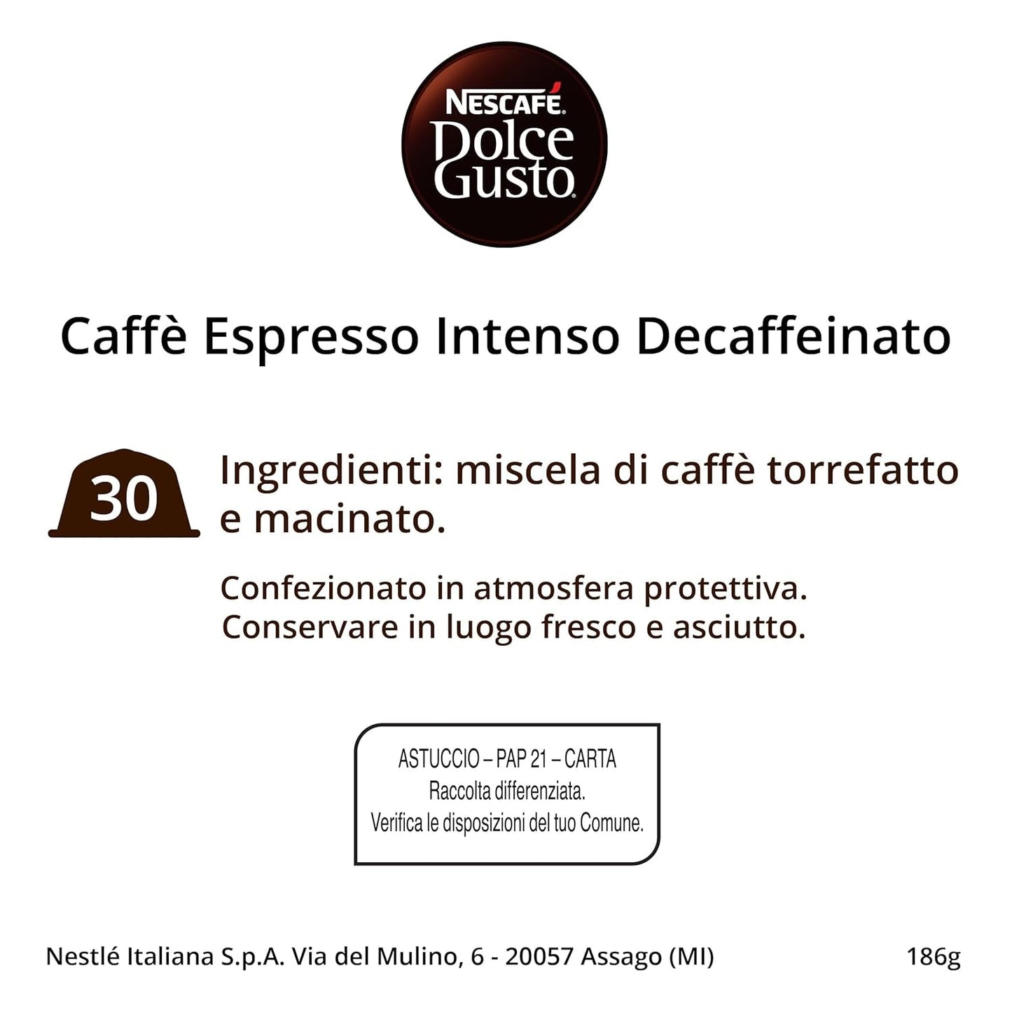 Nescafé Dolce Gusto Café Dolce Gusto Espresso Intenso Besch. | Nestle Pack 3 Kisten Mit 18 Kapseln,Die Jewells 16 Einheit (3er-pakket)