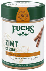 Fuchs Gemalen Cassia Kaneel - Voor het op smaak brengen van gebak, desserts of thee, 45 gram Specerijen Naty Shop