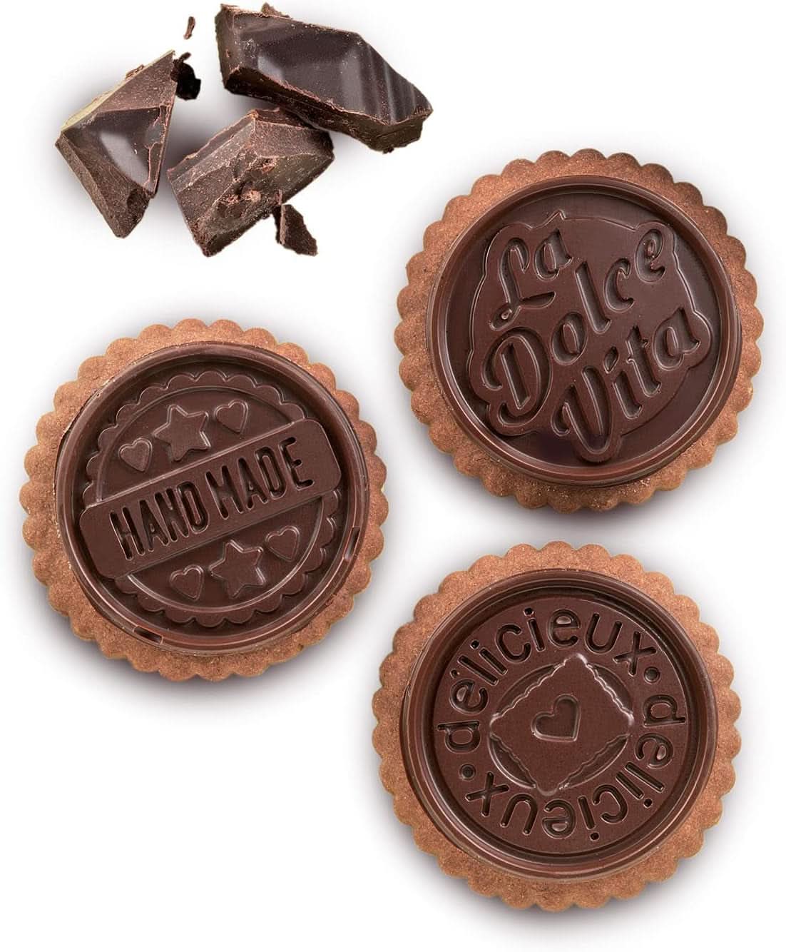 Silikomart 22.165.77.0165 CKC05 COOKIE DOLCE VITA SLIM Keuken Naty Shop