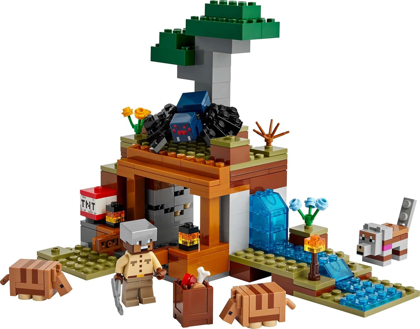 LEGO Minecraft Dungeon Mine Expeditie Videogame Minifiguurset Karakterbouwspeelgoed Cadeau voor jongens en meisjes vanaf 8 jaar oud 21269 Bouwsets