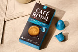 Café Royal Lungo Decaffeinato – Nespresso®-compatibele koffiecapsules, 100% Arabica, Intensität 5/12, Rainforest Alliance, cafeïnevrij, 100 capsules