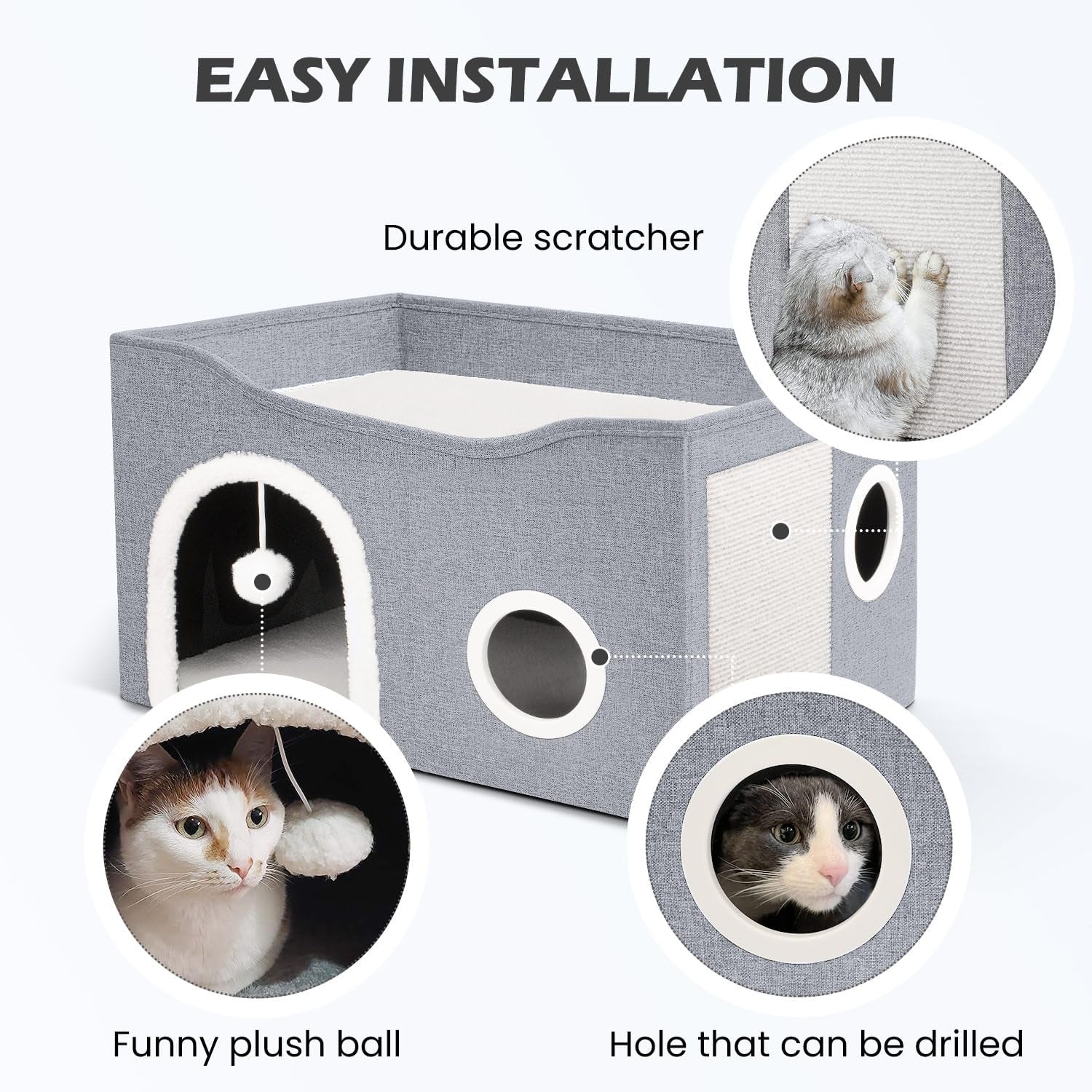 Dekens en meubels, Huisdieren, Grotten & Huizen, Katten, Kattenbedden, Katten - bedden, matrassen