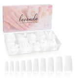 ® Om op te plakken kunstnagels 500 stuks Kunstnagels - Stabiele gelnagels - Nagels van studiokwaliteit (natuurlijke kleur)