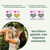 Naty BioEmbrace-babyluiers, maat 3 (4-9 kg) | 100% plantaardige materialen, zacht voor de huid | Ademende zachtheid, dermatologisch getest, uitstekende absorptie | 100 stuks