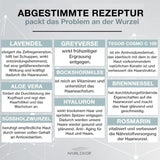 Hairlexier Haargroeimiddel voor vrouwen - Rozemarijn Haarolie, Ricinusolie Haarolie, Lavendelolie, Natuurlijk haarserum tegen diffuus haarverlies, Ondersteunt de haargroei, Veganistisch & Biologisch + Werkboek Haarverzorging Naty Shop