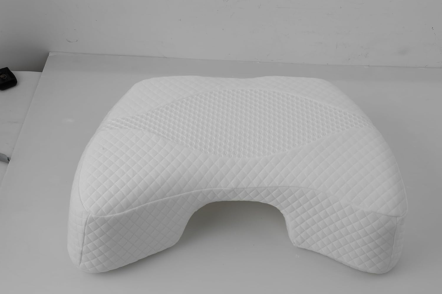 SAHEYER zijslaapkussen met arm, ergonomisch orthopedisch kussen, nek- en schouderkussen van traagschuim, nekkussen met armen in meerdere hoeken voor vele slaapposities (wit) Cervicale orthopedische kussens Naty Shop