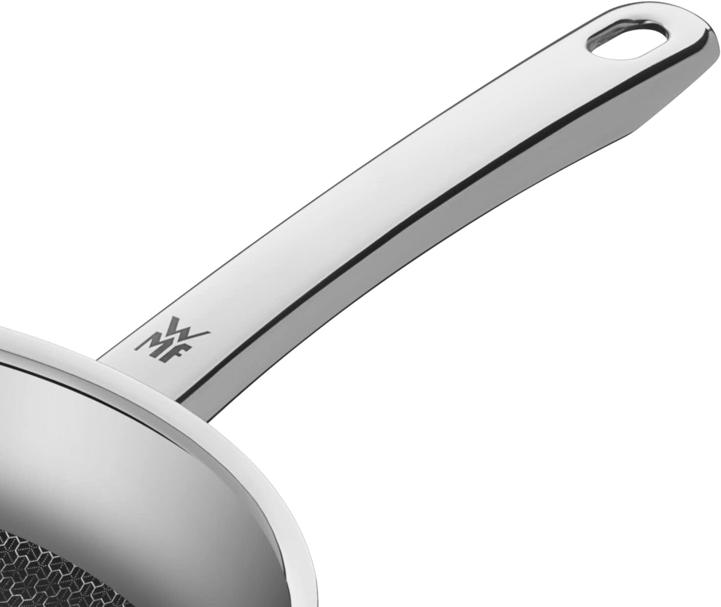 WMF Profi Resist inductiepan 24 cm, materiaal met meerlaagse coating, honingraatstructuur, roestvrijstalen handgreep, ovenvaste potten en pannen Naty Shop