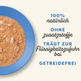 Applaws 100% natuurlijk natvoer voor volwassen katten, diverse soorten vis in saus, multiverpakking, 12 dozen x 70 g
