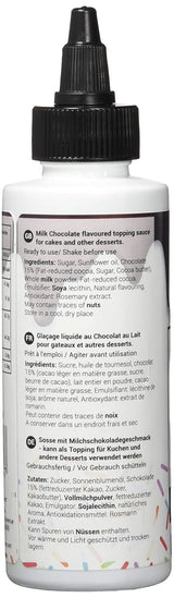 Saus met melkchocoladesmaak, 150 gram Glazes en Decor Naty Shop