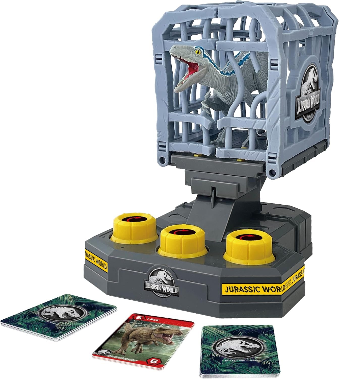 EPOCH Games, Jurassic World - Cage Breaker, 7523, dinosaurusspeelgoed, bordspel voor kinderen vanaf 4 jaar