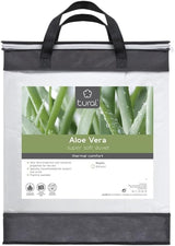 Tural - Dekbed 150 X 220 cm met Aloë Vera-behandeling, vezelvulling 300 G/M², zacht, ademend, Oeko-Tex gecertificeerd (wit, bed 90 cm) Dekbedden en quilts Naty Shop