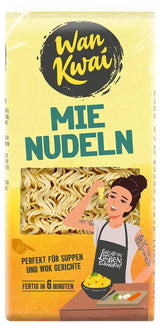 Wan Kwai Mie Noodles 250g: Veelzijdig in soepen en wokgerechten, snel bereid in 6 minuten, ontdek de smaak van de Aziatische keuken en profiteer van hoogwaardige ingrediënten.