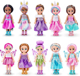 -Poppen-10 cm-Fantasy Little Friend-collectieset van 10