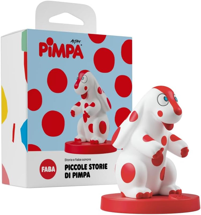 Geluidsfiguur - Kleine verhaaltjes van Pimpa - Verhalen en klanksprookjes voor jongens en meisjes 1-3 jaar - Hoorbaar met verhalen en +, educatief spel Italiaanse versie Bebe Toys Naty Shop