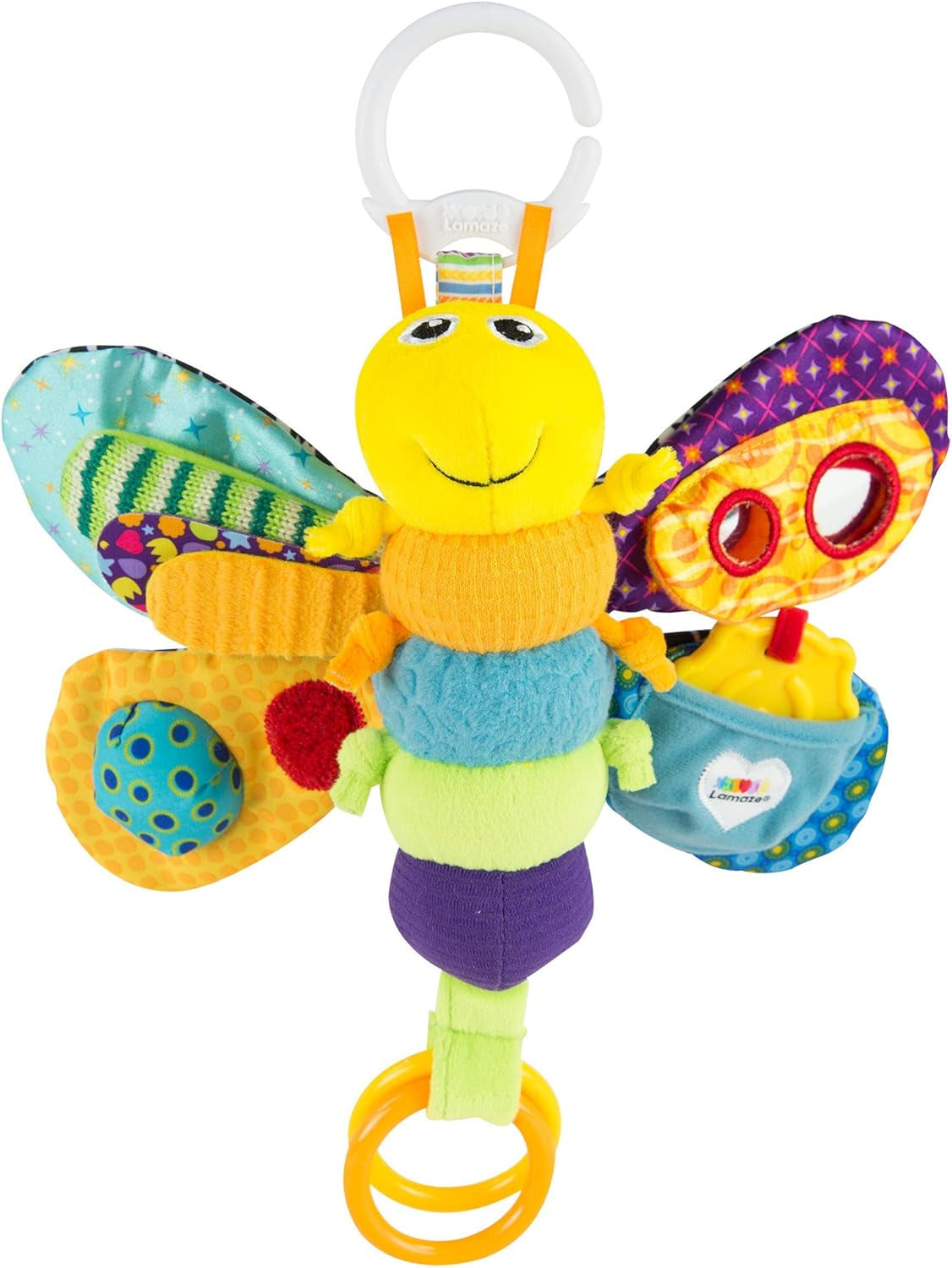 Lamaze speelgoed voor baby's Captain Calamari de piraten-octopus Clip & Go - hoogwaardig speelgoed voor peuters - vanaf 0 maanden & Freddie de vuurvlieg Clip & Go - hoogwaardig speelgoed voor peuters Speelgoed Bebe Naty Shop