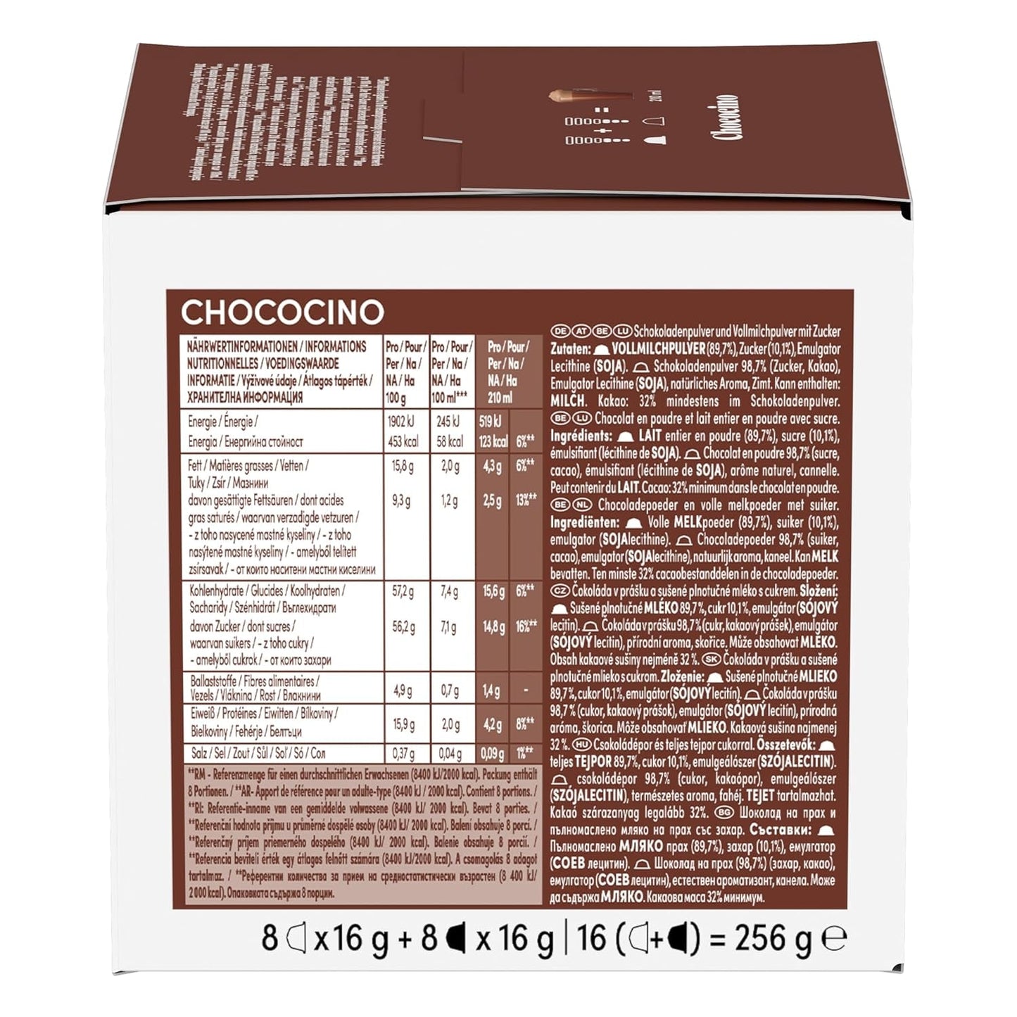 NESCAFÉ DOLCE GUSTO Chococino Kakaokapseln 3er-pakket (3 x 16 Kapseln)