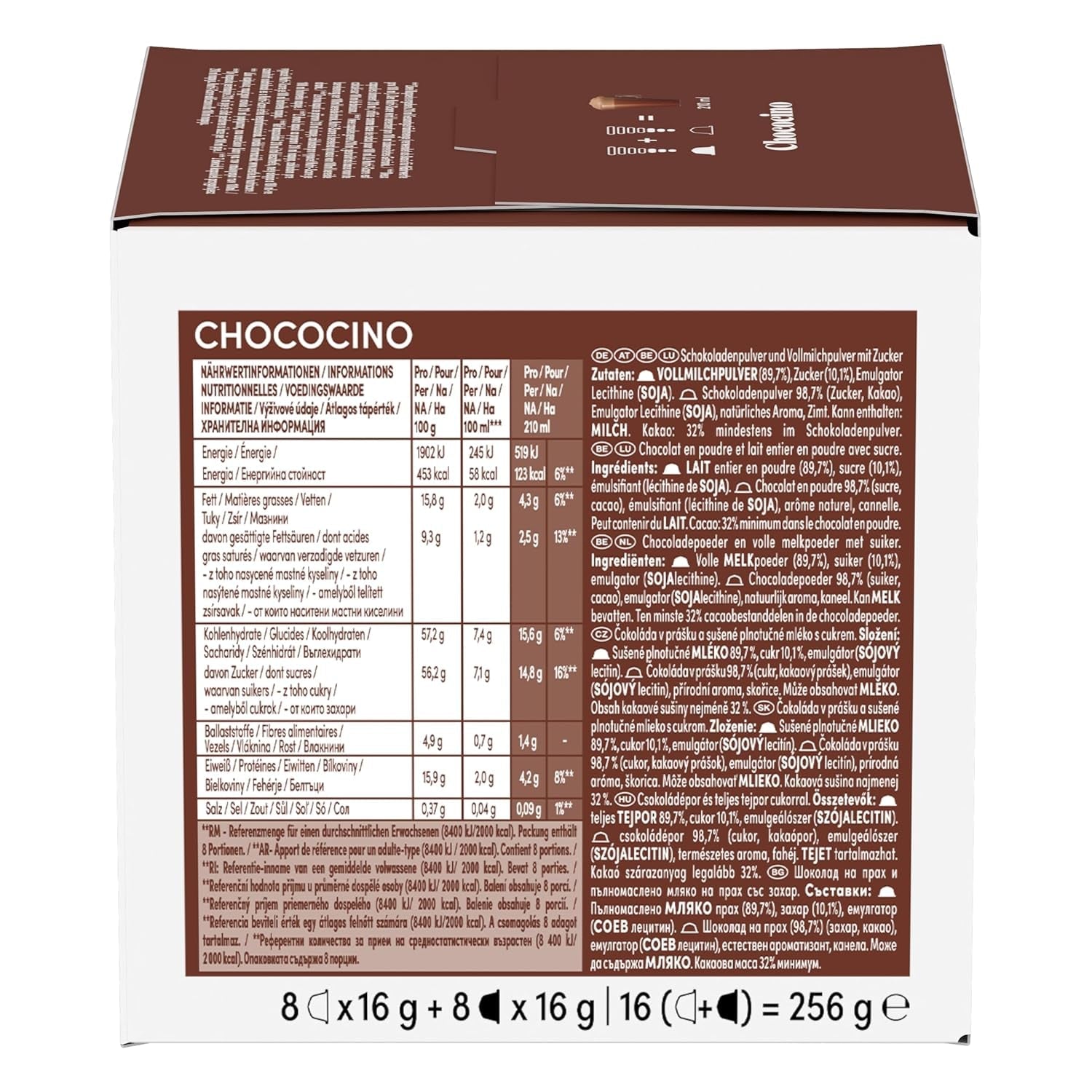 NESCAFÉ DOLCE GUSTO Chococino Kakaokapseln 3er-pakket (3 x 16 Kapseln)