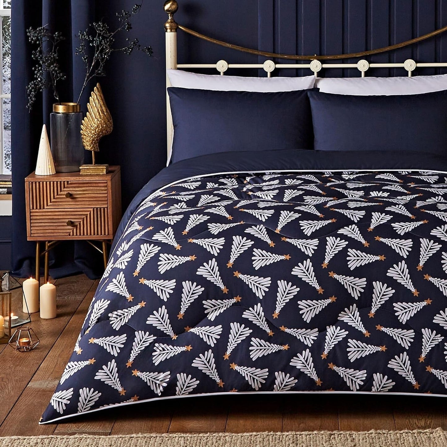 Night Lark Cozy Sherpa Fleece deken, klassieke rode tartan, 9 Tog, luxueus, pluizig, dik en omkeerbaar, perfect voor bank, bed, bank, bank. Hypoallergeen, machinewasbaar, maat: Night Lark Bedden en dekens Festive Trees King Size