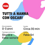 Knuffel - Tutti a Nanna con Oscar! - Verhalen en klanksprookjes voor kinderen vanaf 10 maanden - Te beluisteren met verhalen, Italiaanse versie Jucarii Bebe Naty Shop