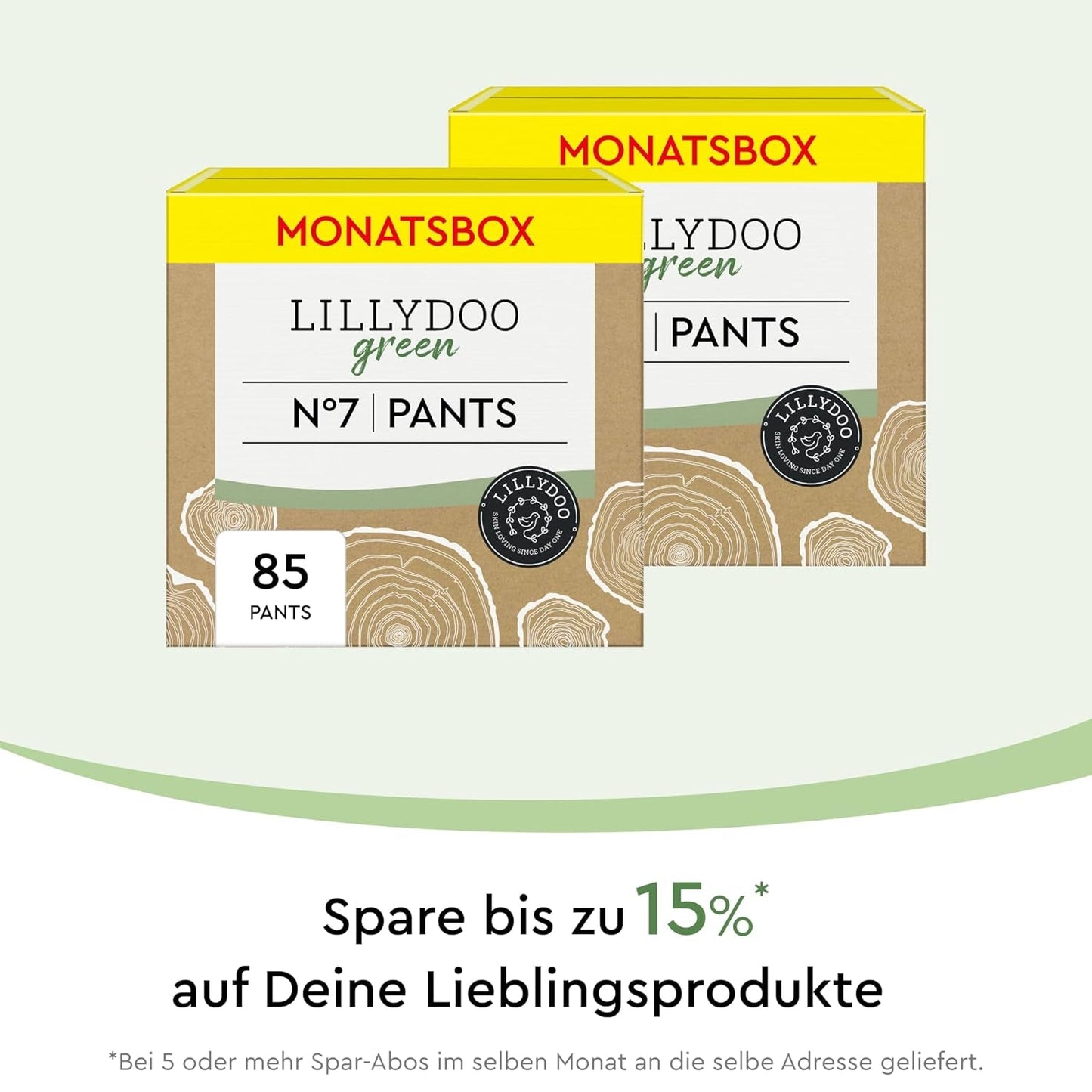 LILLYDOO Ecobroek maat 7 (17+ kg) Maanddoos (85 stuks)