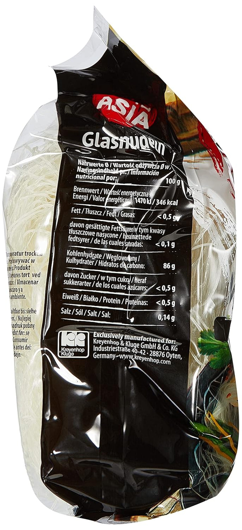 BONASIA glasnoedels, lang, 15 stuks (15 x 100 g)