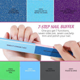 FANDAMEI 20 Stücke Buffer Für Nagel, Nagelfilen Für Gelnägel, Profi Nagelfeile 100/180, Polierfeile Fingernägel, Filen Für Gelnägel, manicure- en pedicureset