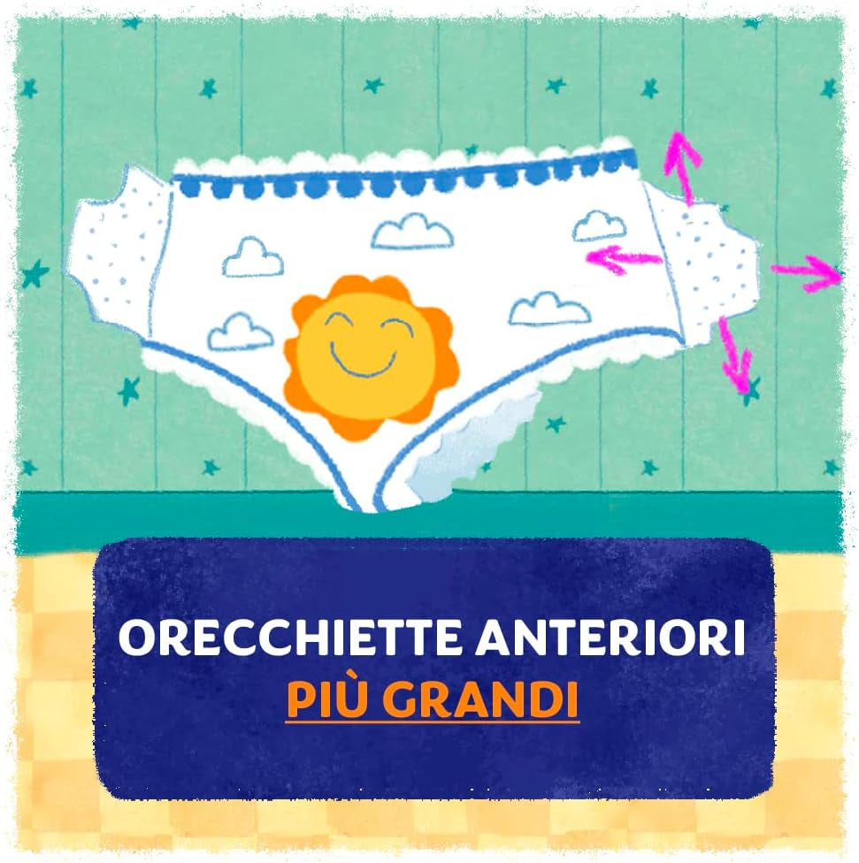 Pampers Sun en Moon Midi luiers, maat 3 (4-9 kg), 120 luiers