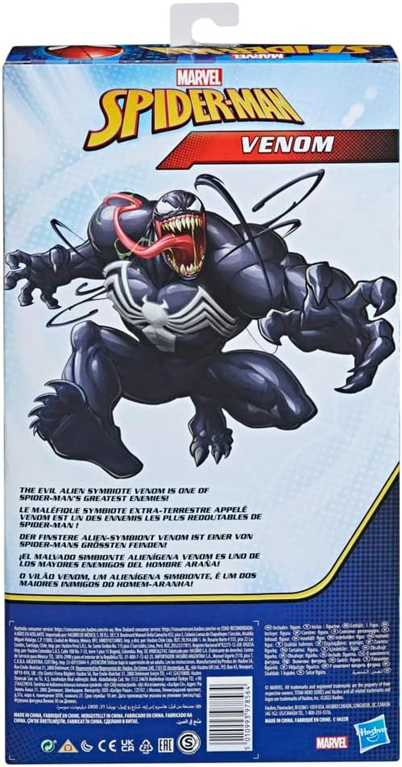 Hasbro Marvel Spider-Man Titan Hero Series Deluxe Venom Toy 30 cm actiefiguur, speelgoed voor kinderen vanaf 4 jaar Actiefiguren Naty Shop