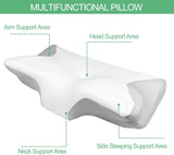 Orthopedisch kussen, nekpijnkussen, traagschuimkussen, orthopedisch nekkussen, orthopedisch slaapkussen, orthopedisch neksteunkussen, anti-snurkkussenonderdelen Cervicale orthopedische kussens Naty Shop