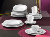 Seltmann Weiden 001.706904 Trio Highline Combinatieserviesset, 30-delig, 36,5 x 31,2 x 36,9 cm, wit