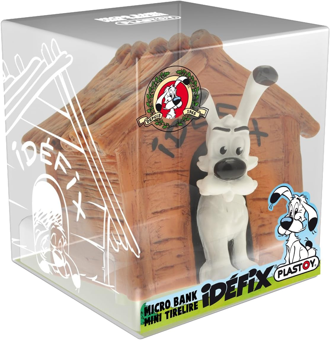 80070 - Idefix Hondenhok - Mini Spaarvarken, Zonder